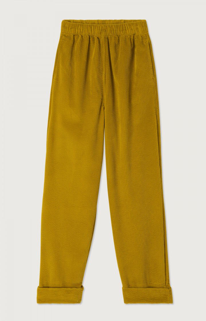 Women's trousers Padow - VINTAGE BRONZE - Yellow